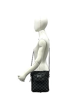 Loewe LOEWE (Loewe) Anagram pattern logo embossed leather genuine shoulder bag, sacoche, pochette, brown, 38637 (view 2)