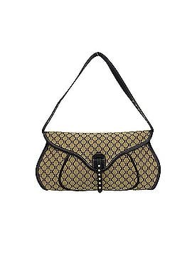 Céline CELINE Macadam Blazon Triomphe Pattern Canvas Leather Semi One-Shoulder Bag Handbag Brown 81612 (view 1)