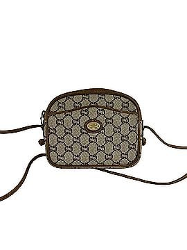 Gucci GUCCI Vintage Gucci Plus Logo Hardware Leather Mini Shoulder Bag Pouch Brown 32052 (view 1)