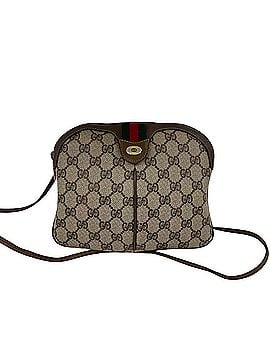 Gucci GUCCI Vintage Sherry Line GG Logo Leather Shoulder Bag/Sacoche (Brown) 74021 (view 1)
