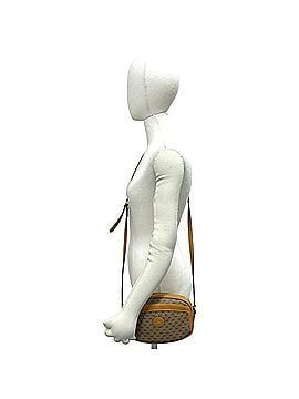 Gucci GUCCI Micro GG Pattern Logo Leather Mini Shoulder Bag/Sacoche/Pouch, Brown, 447-9 (view 2)
