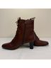 Etienne Aigner 100% Leather Brown Boots Size 8 - photo 5