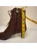 Etienne Aigner 100% Leather Brown Boots Size 8 - photo 6