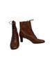 Etienne Aigner 100% Leather Brown Boots Size 8 - photo 1