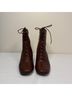 Etienne Aigner 100% Leather Brown Boots Size 8 - photo 4