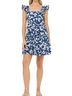 Oliphant 100% Cotton Print Blue Casual Dress Size M - photo 4