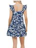 Oliphant 100% Cotton Print Blue Casual Dress Size M - photo 2