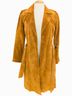 Express 100% Suede Tan Orange Trenchcoat Size S - photo 16