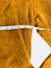 Express 100% Suede Tan Orange Trenchcoat Size S - photo 8