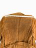Express 100% Suede Tan Orange Trenchcoat Size S - photo 13