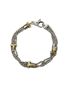Tiffany & Co. TIFFANY&amp;Co. Tiffany Vintage T-Rope Bracelet, Sterling Silver 925, 18K 750YG Yellow Gold, 34010 (view 1)