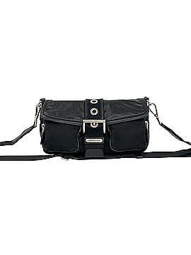Prada PRADA Prada Triangle Logo Hardware Tessuto Nylon Leather Genuine Shoulder Bag Sacoche Pouch Black 27853 (view 1)