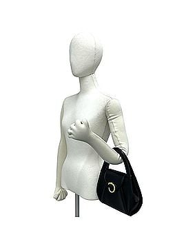 Cartier CARTIER Vintage Panthère Panther Leather Handbag Mini Tote Bag Black 66050 (view 2)