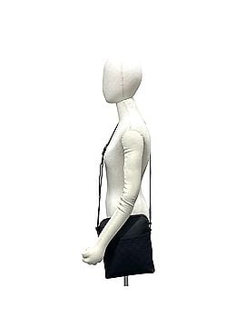 Louis Vuitton LOUIS VUITTON Louis Vuitton Pochette District Damier Infini Leather Shoulder Bag Black 46239 (view 2)