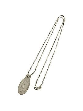 Tiffany & Co. TIFFANY&amp;Co. Tiffany Vintage Return to Oval Tag Necklace, Sterling Silver 925, Item No. 17635 (Free Shipping) (view 1)