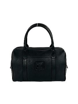 Céline CELINE Vintage Triomphe Embossed Logo Leather Handbag Mini Boston Bag Black 25623 (view 1)