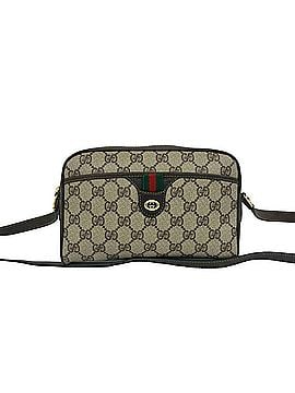 Gucci GUCCI Vintage Sherry Line GG Logo Leather Shoulder Bag/Sacoche (Brown) 36987 (view 1)