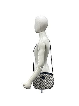 Gucci GUCCI Vintage GG Logo Leather Shoulder Bag/Pouch/Sacoche (Navy) 423-9 (view 2)