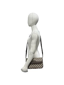 Gucci GUCCI Vintage GG Pattern Logo Hardware Leather Shoulder Bag Pouch Sacoche Brown 20432 (view 2)
