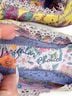 Irregular Choice Floral Yellow Pink Purple Teal White Heels Size 10 - photo 3