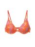 Quiksilver Floral Multi Color Swimsuit Top Size L - photo 1