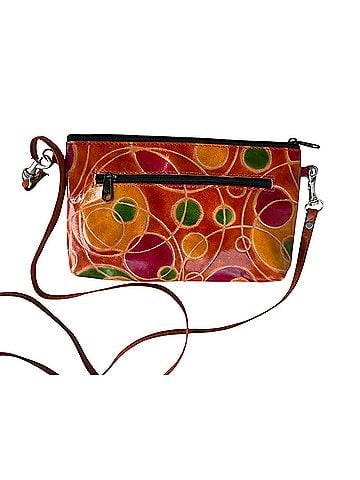 Indian Tropical Fashion Leather Crossbody Bag (view 2)
