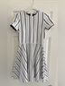 Opening Ceremony Stripes White Black Casual Dress Size M - photo 5