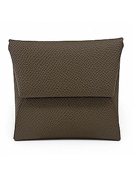 Hermès HERMES Bastia Veau Epsom Etoupe Wallet/Coin Purse, U Stamp, Made in France, Women's, with Box (view 1)