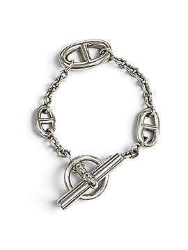 Hermès HERMES Farandole AG925 Chaine d'Ancre Bracelet, Silver, Made in Italy, Women's Accessory (view 1)