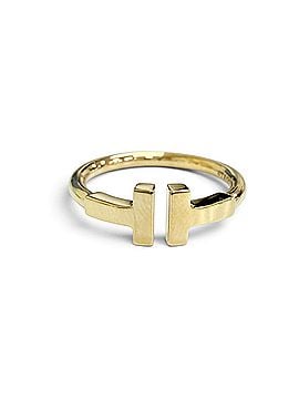 Tiffany & Co. TIFFANY&amp;Co. Tiffany T Wire Ring, AU750 (YG) Yellow Gold, Weight 3.11g, Purchased May 2018, Women's, Comes with Box and Dust Bag. (view 1)