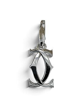Cartier Cartier BR1846 2C Charm 750 (WG) Pendant Top White Gold Weight 2.43g Women's (view 1)
