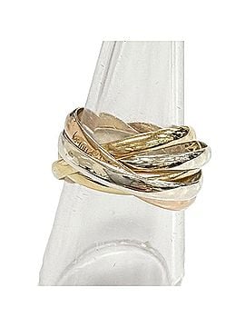 Cartier Cartier O1403B Trinity 5-Ring, 750 (YG x PG WG) Yellow Gold, Pink White (Actual Measurements): Weight 8.26g, Women's. (view 1)