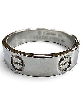 Cartier Cartier FEV390 Love Ring Classic PT950 Platinum Silver 64 Weight 8.83g Men's Accessory (view 1)