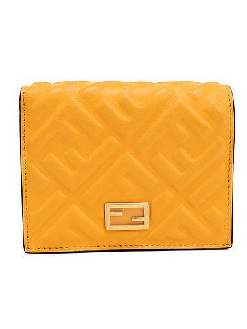 Fendi FENDI Bi-fold Wallet 8M0420 Baguette Women's Orange (view 1)