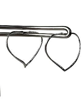 Tiffany & Co. Tiffany &amp; Co. Open Heart Hoop Earrings, Sterling Silver 925, by Elsa Peretti, for Women (view 2)