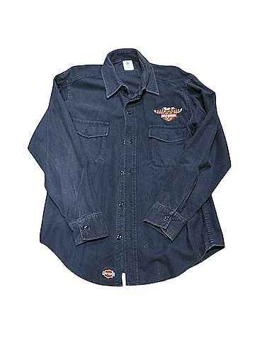 Harley Davidson Long Sleeve Button-Down Shirt (view 1)
