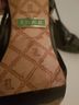 L.A.M.B. 100% Patent Leather Solid Black Heels Size 8 - photo 3