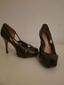 L.A.M.B. 100% Patent Leather Solid Black Heels Size 8 - photo 5