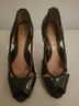 L.A.M.B. 100% Patent Leather Solid Black Heels Size 8 - photo 4