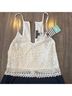 Double Zero White Blue Casual Dress Size M - photo 3
