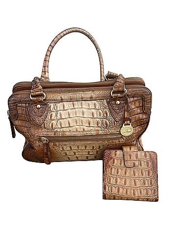 Brahmin Leather Tote (view 1)