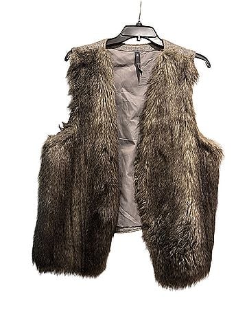 Jessica Simpson Faux Fur Vest (view 1)