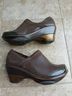 Jambu 100% Leather Solid Brown Wedges Size 8 - photo 5