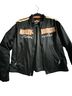 Harley Davidson 55% Cotton 41% Nylon 100% Polyester Black Orange Jacket Size M - photo 1