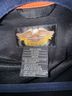 Harley Davidson 55% Cotton 41% Nylon 100% Polyester Black Orange Jacket Size M - photo 4