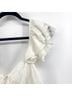 Alice + Olivia 100% Polyester Solid White Casual Dress Size 14 - photo 6