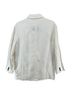 Everlane 100% Flax 100% Cotton Solid Ivory Blazer Size 16 - photo 2