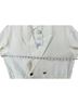 Everlane 100% Flax 100% Cotton Solid Ivory Blazer Size 16 - photo 6