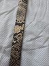 Michael Kors 100% Leather Animal Print Black Gold Belt Size S - photo 10