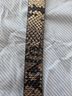 Michael Kors 100% Leather Animal Print Black Gold Belt Size S - photo 7